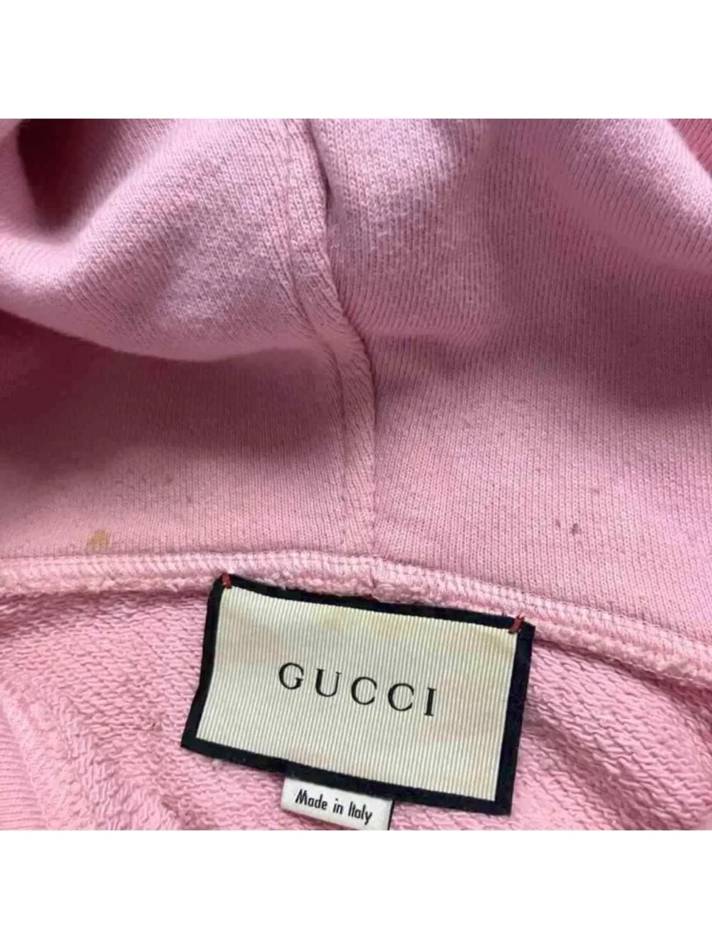 Gucci Dragon Hoodie Vintage Logo Pink S